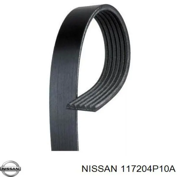 Correa trapezoidal 117204P10A Nissan