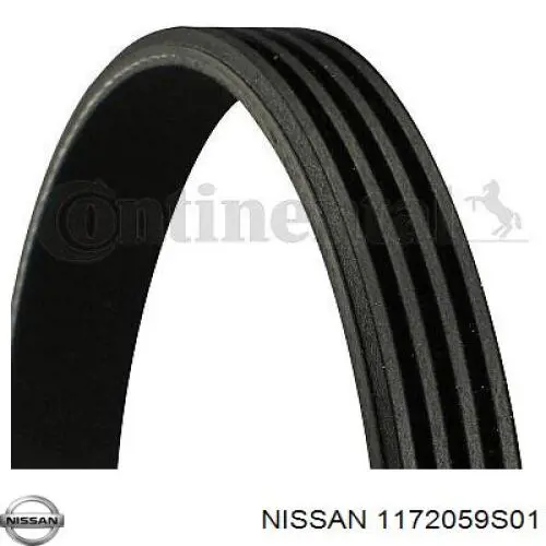 Клиновый ремень Nissan/Infiniti 1172059S01 цена, от 5.07 USD
