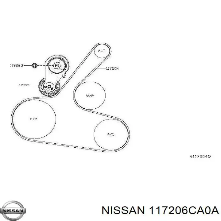  117206CA0A Nissan