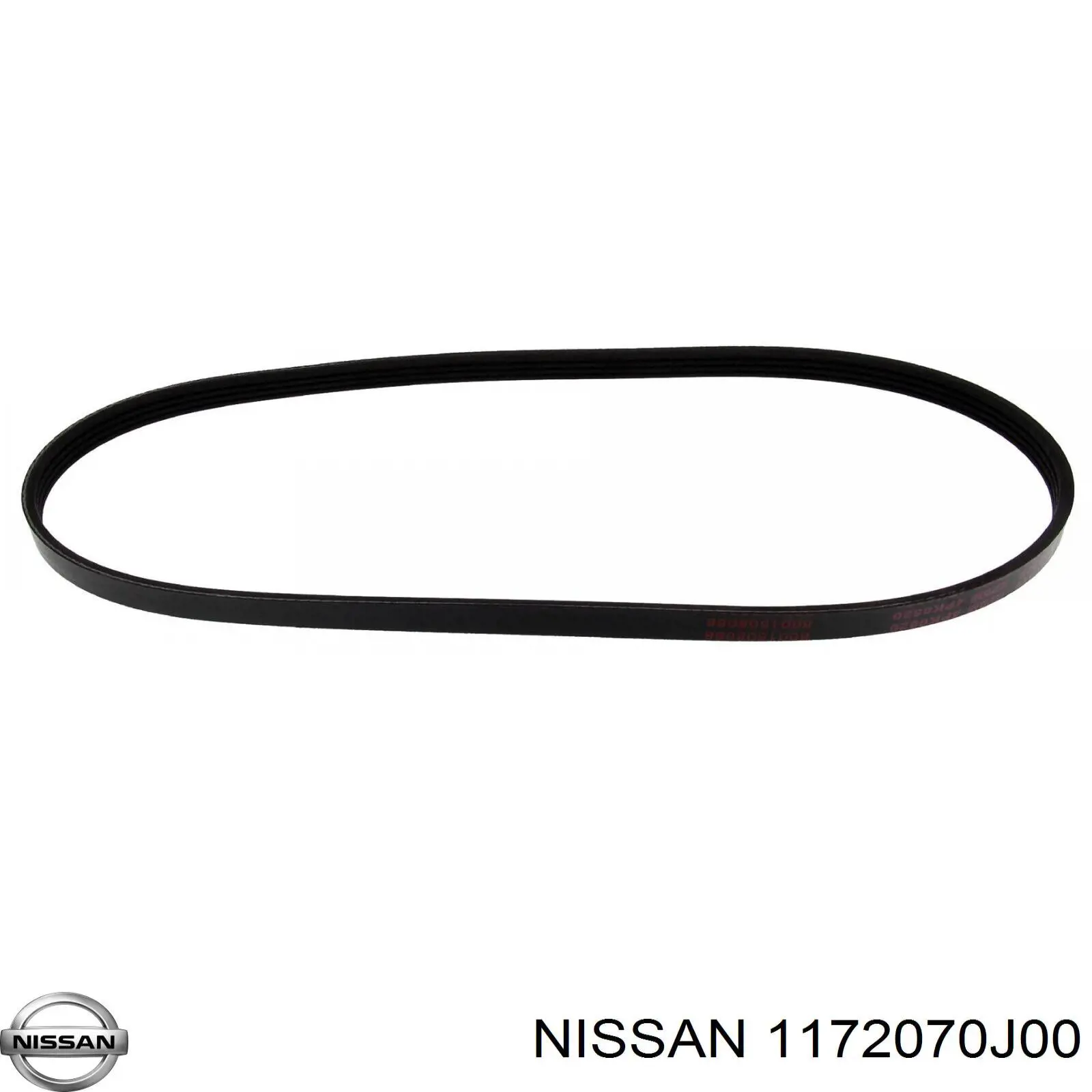 Ремень генератора 1172070J00 Nissan/Infiniti
