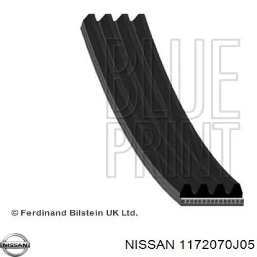 Клиновый ремень Nissan/Infiniti 1172070J05 цена, от 10.81 USD