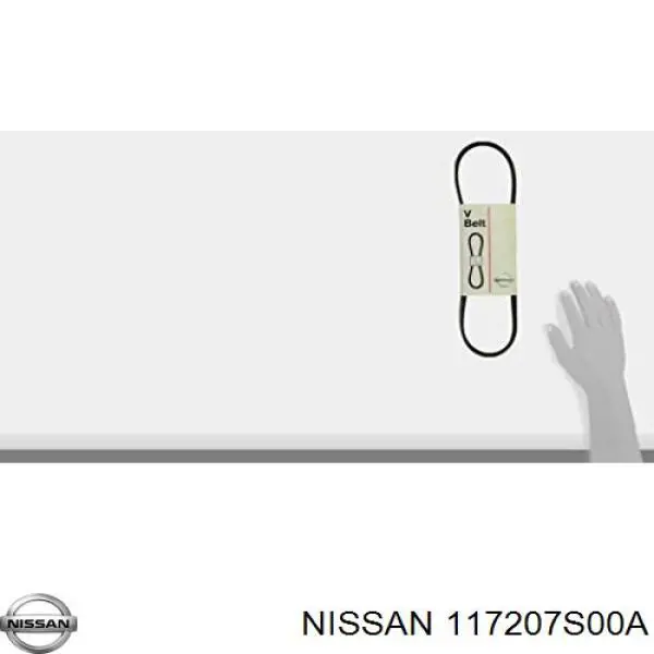 Клиновый ремень Nissan/Infiniti 117207S00A цена, от 37.90 USD