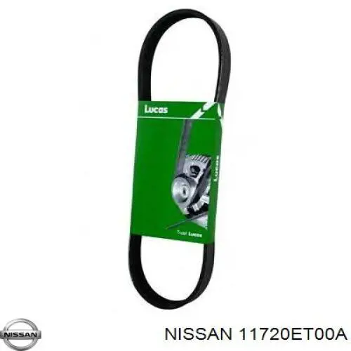 Ремень кондиционера Nissan/Infiniti 11720ET00A