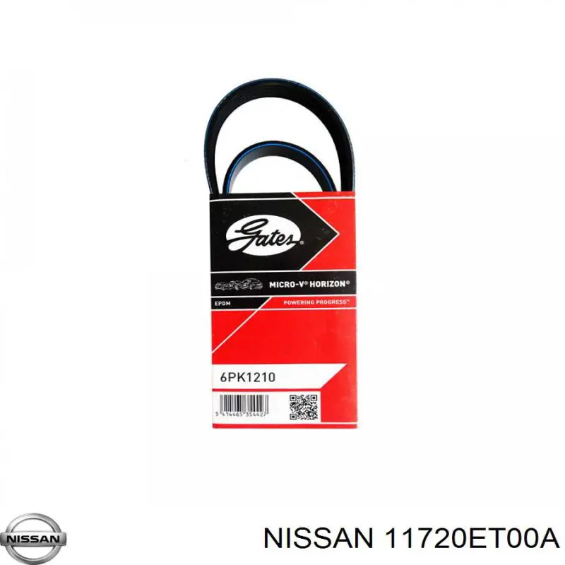 11720ET00A Nissan/Infiniti Поликлиновый ремень