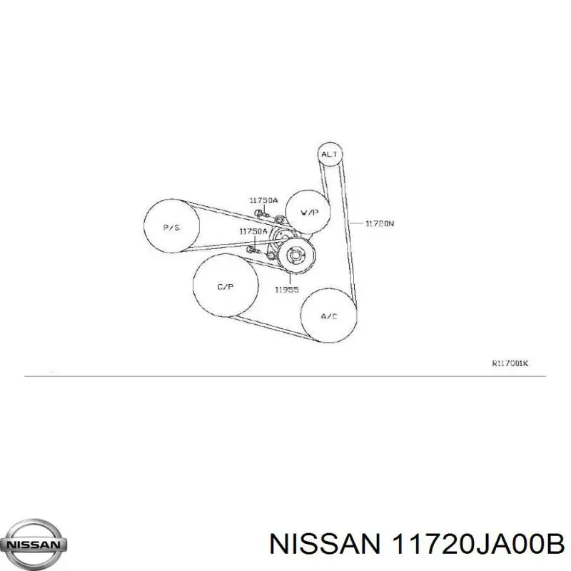 11720JA00B Nissan/Infiniti