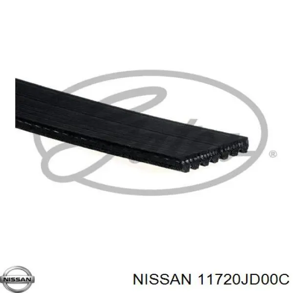 Клиновый ремень Nissan/Infiniti 11720JD00C цена, от 17.80 USD