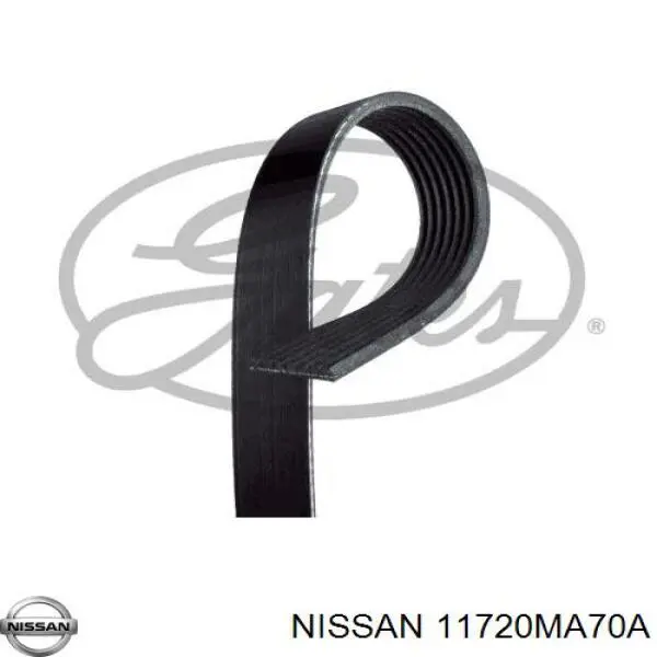 11720MA70A Nissan/Infiniti Поликлиновый ремень