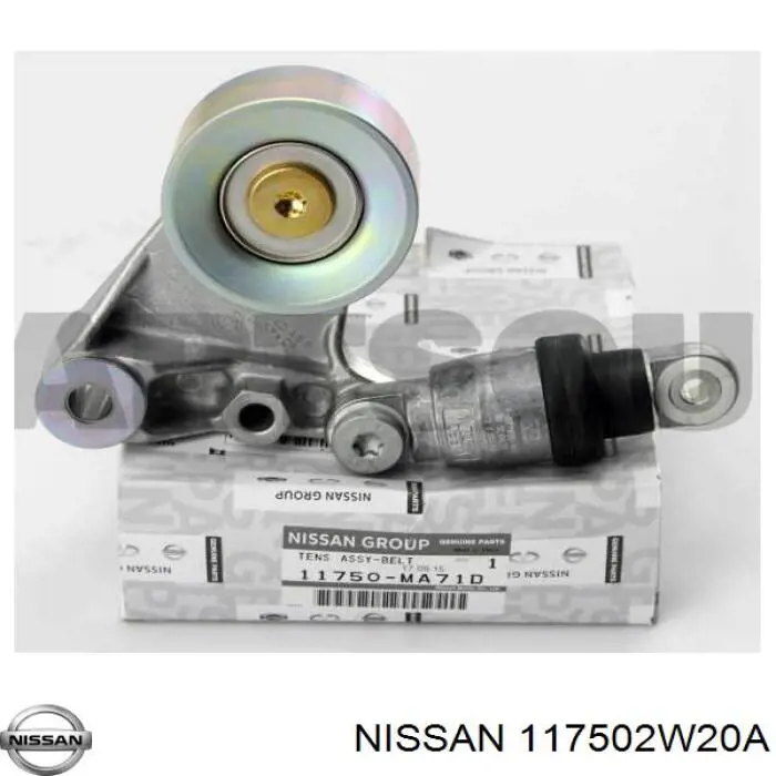 Роликовий модуль натяжителя ремня Nissan/Infiniti 117502W20A цена, от 38.32 USD