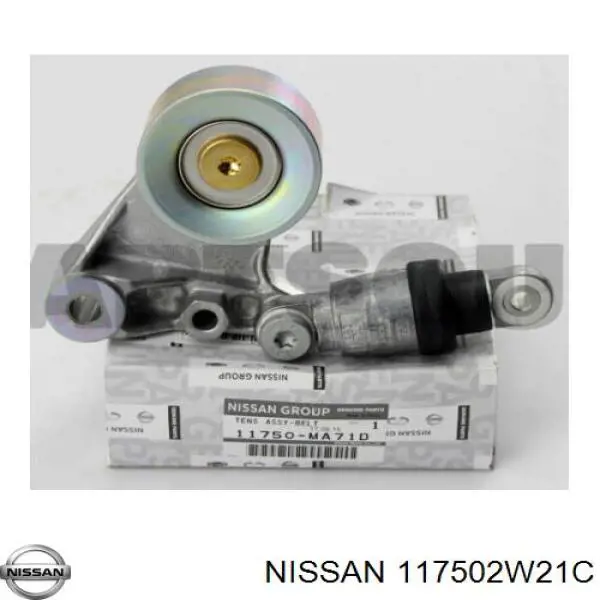 117502W21C Nissan натяжитель приводного ремня