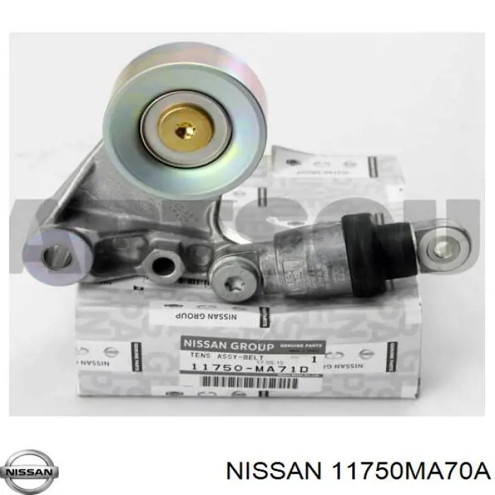 11750MA71C Nissan натяжитель приводного ремня
