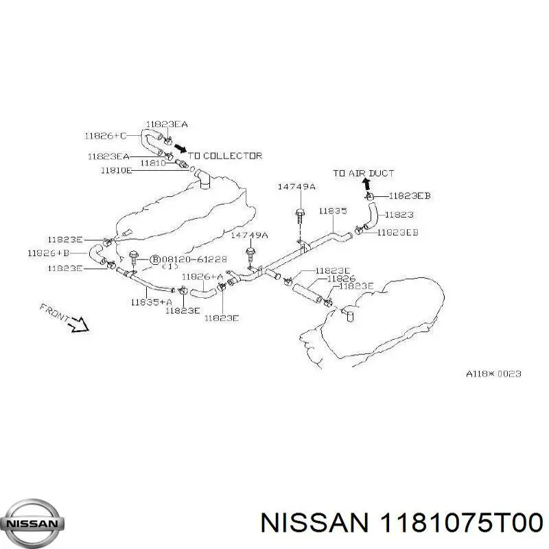  1181075T00 Nissan