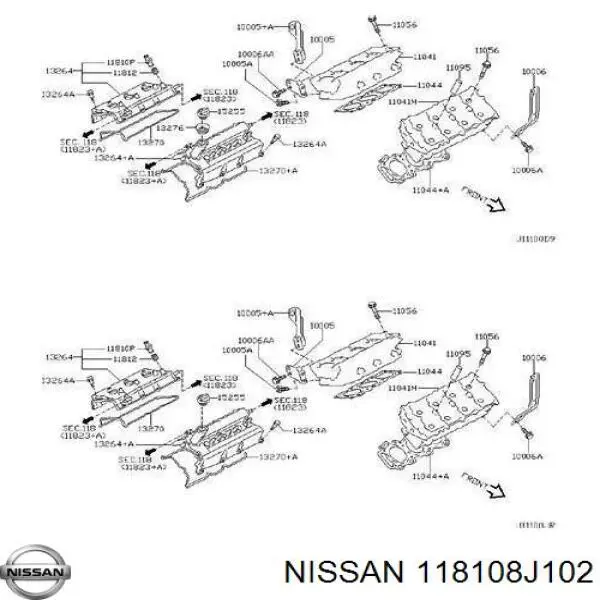 118108J102 Nissan/Infiniti/Infiniti