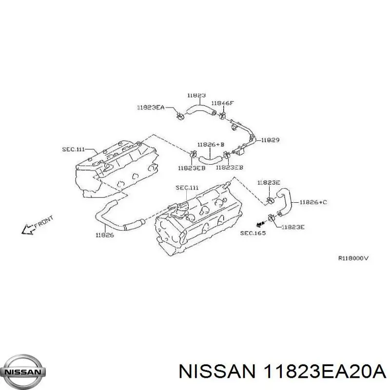 11823EA20A Nissan/Infiniti 