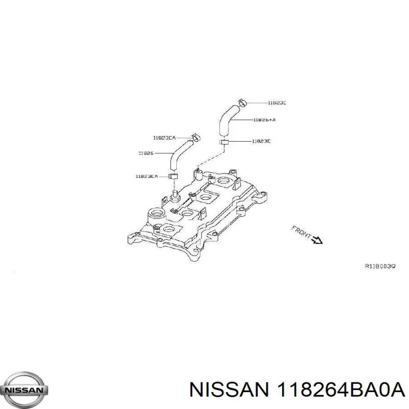  Nissan/Infiniti 118264BA0A цена, от 8.87 USD