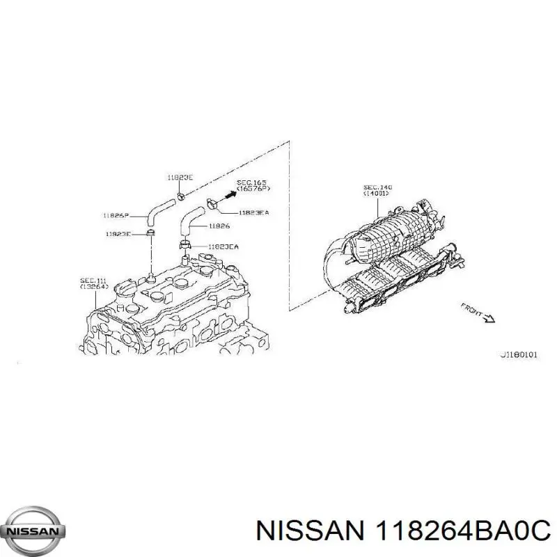  Nissan/Infiniti 118264BA0C цена, от 5.70 USD
