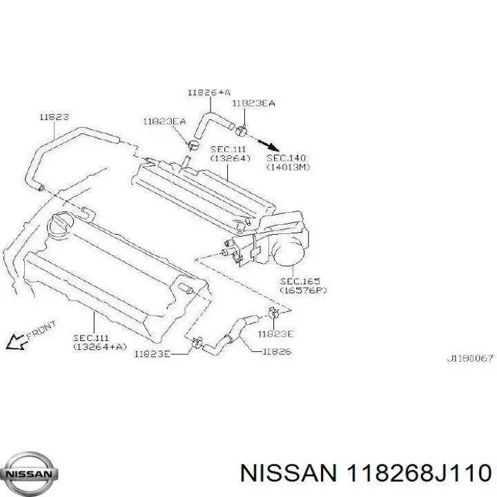 118268J110 Nissan/Infiniti 