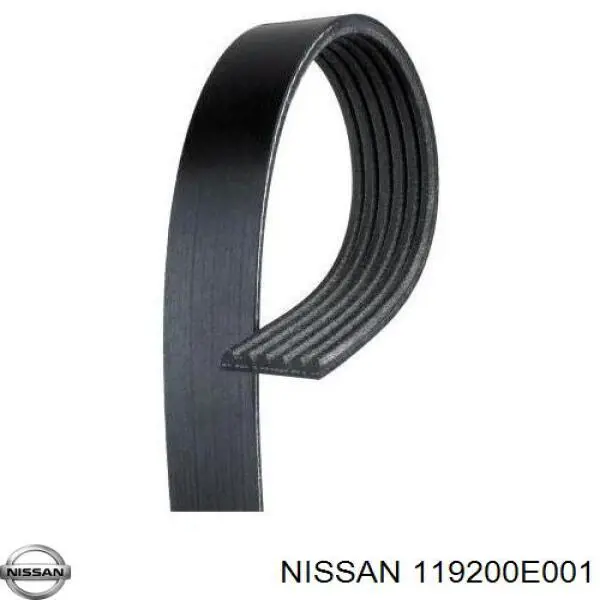 119200E001 Nissan ремень генератора