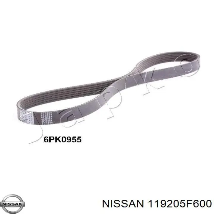 119205F600 Nissan ремень генератора