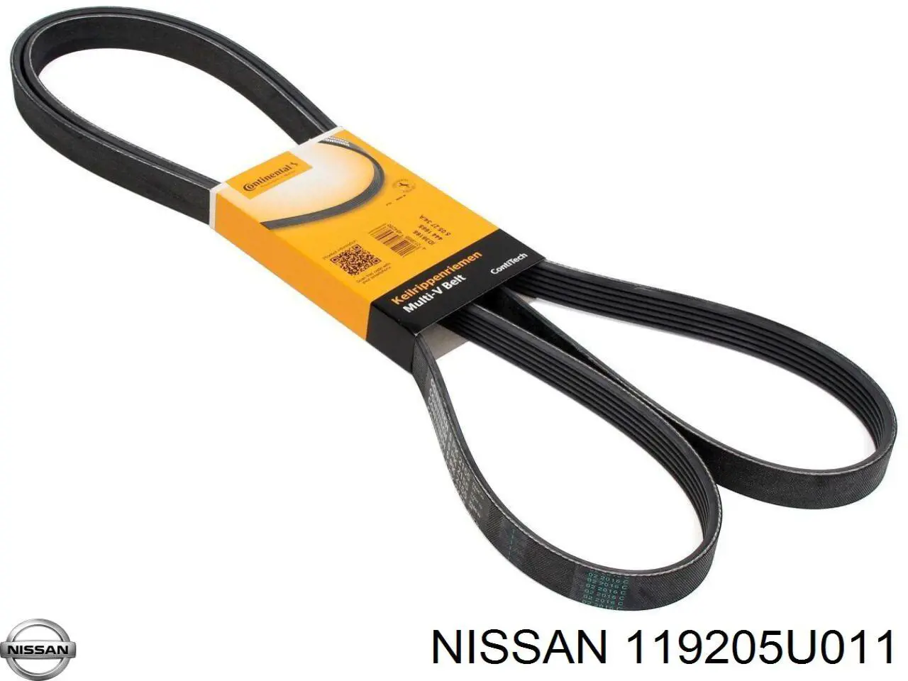119205U011 Nissan ремень генератора