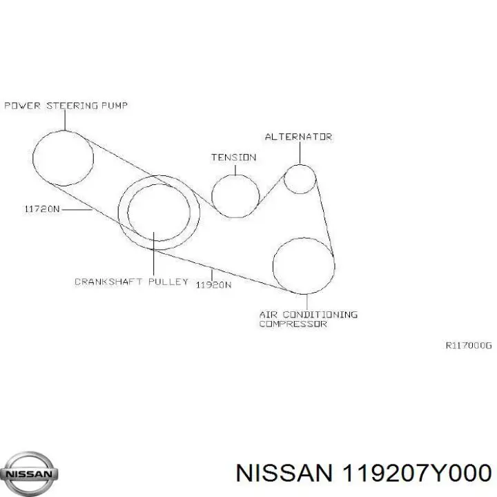 119207Y000 Nissan 