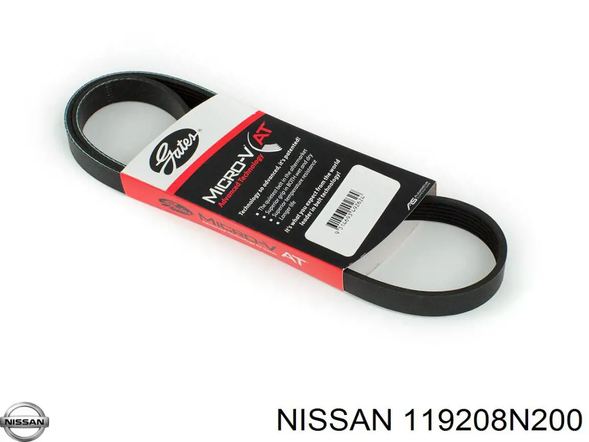 119208N200 Nissan ремень генератора