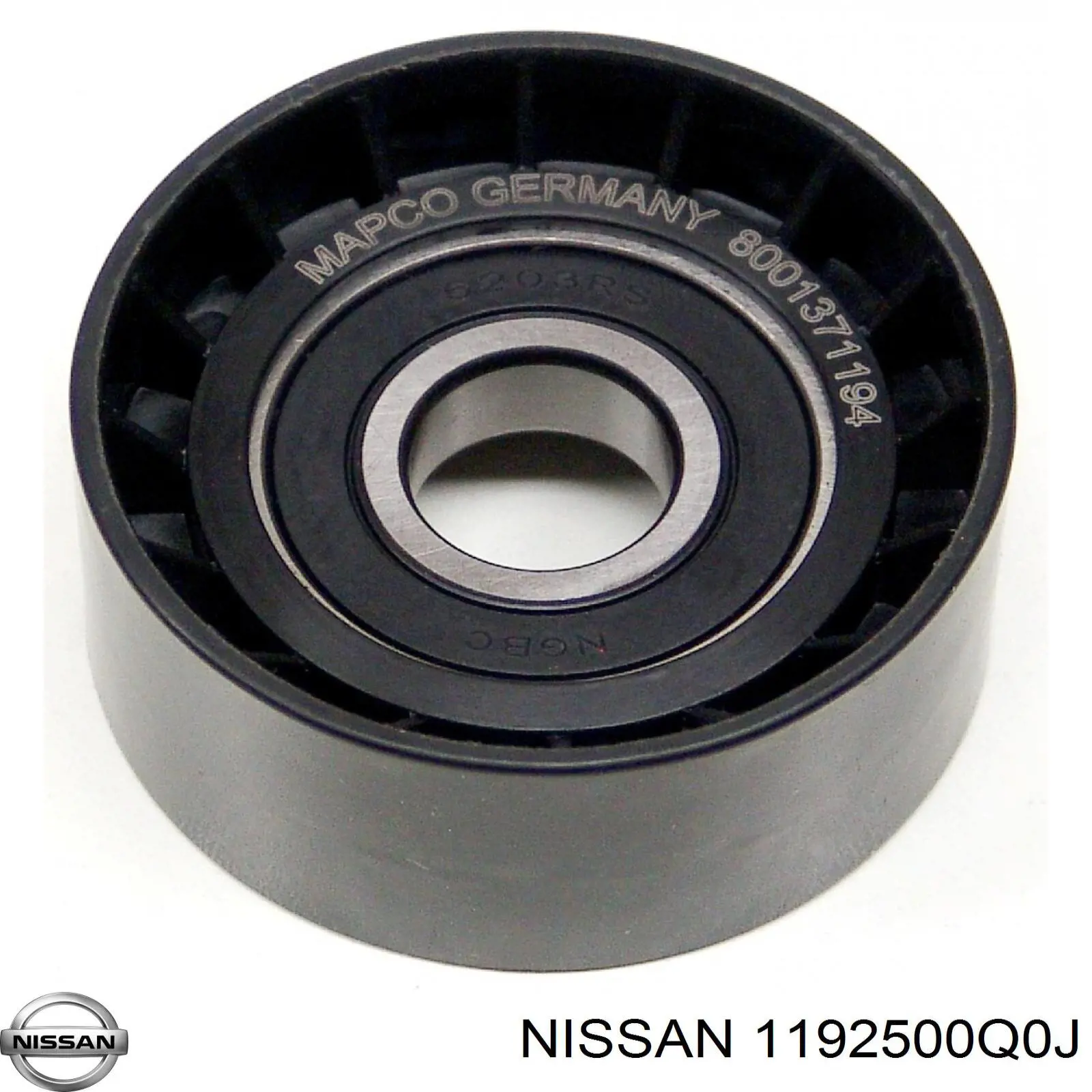 1192500Q0J Nissan паразитный ролик
