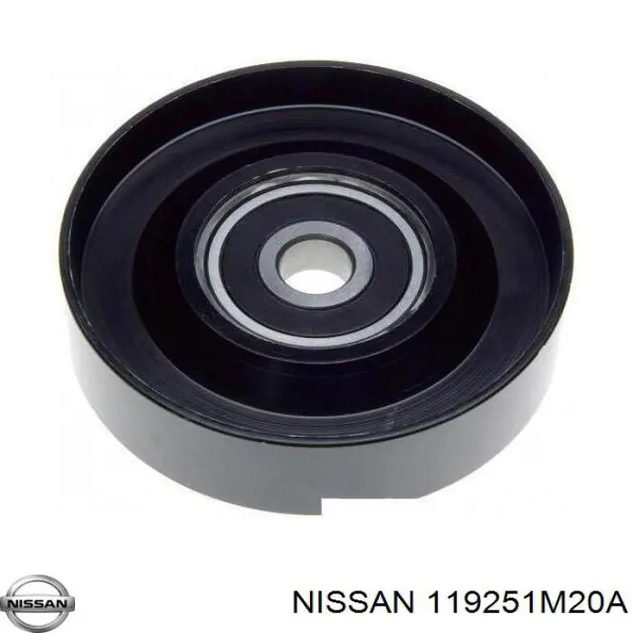 Rodillo, correa trapecial poli V 119251M20A Nissan/Infiniti