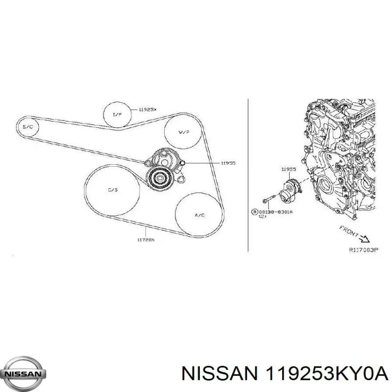 119253KY0A Nissan 