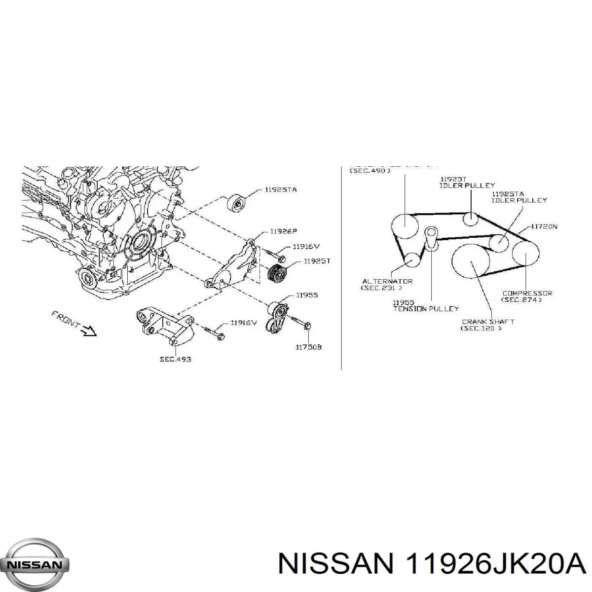 11926JK20A Nissan/Infiniti 