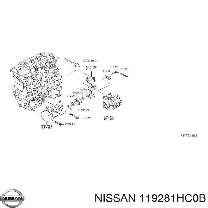  119281HC0B Nissan