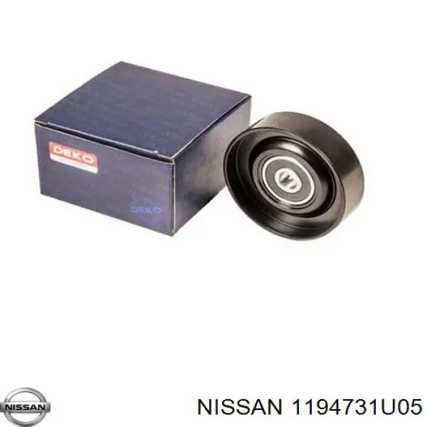 Rodillo, correa trapecial poli V 1194731U05 Nissan/Infiniti