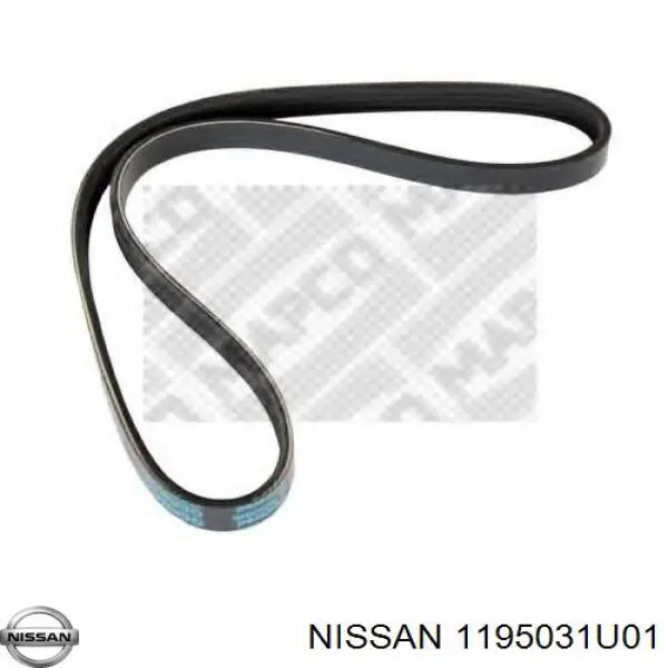 Клиновый ремень Nissan/Infiniti 1195031U01 цена, от 5.70 USD