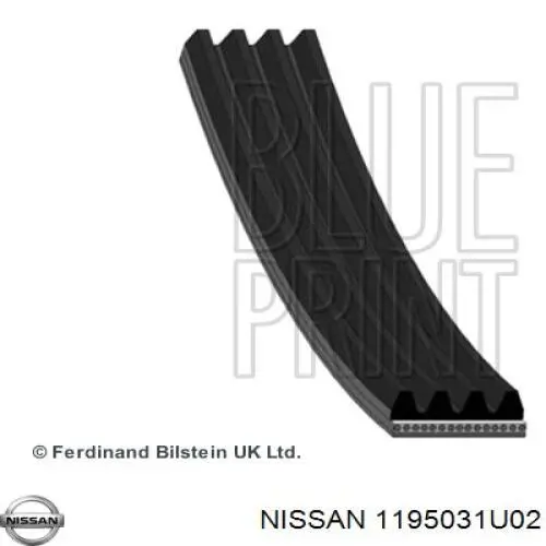 Купить 1195031U02 Nissan/Infiniti Ремень генератора