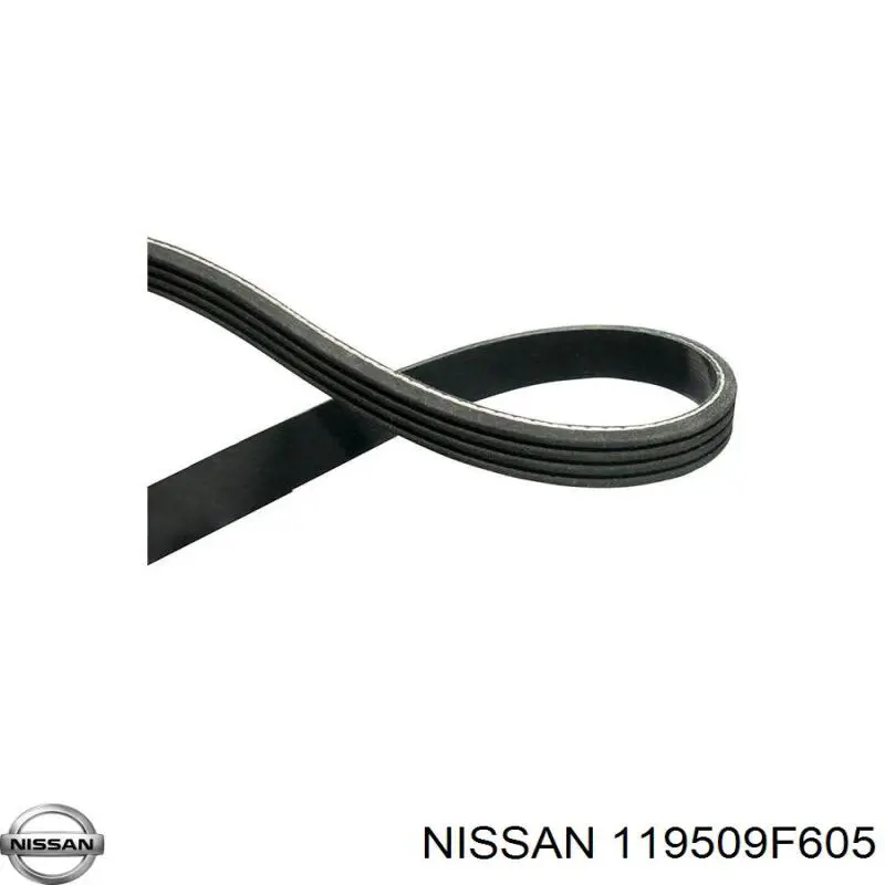 Клиновый ремень Nissan/Infiniti 119509F605 цена, от 7.69 USD