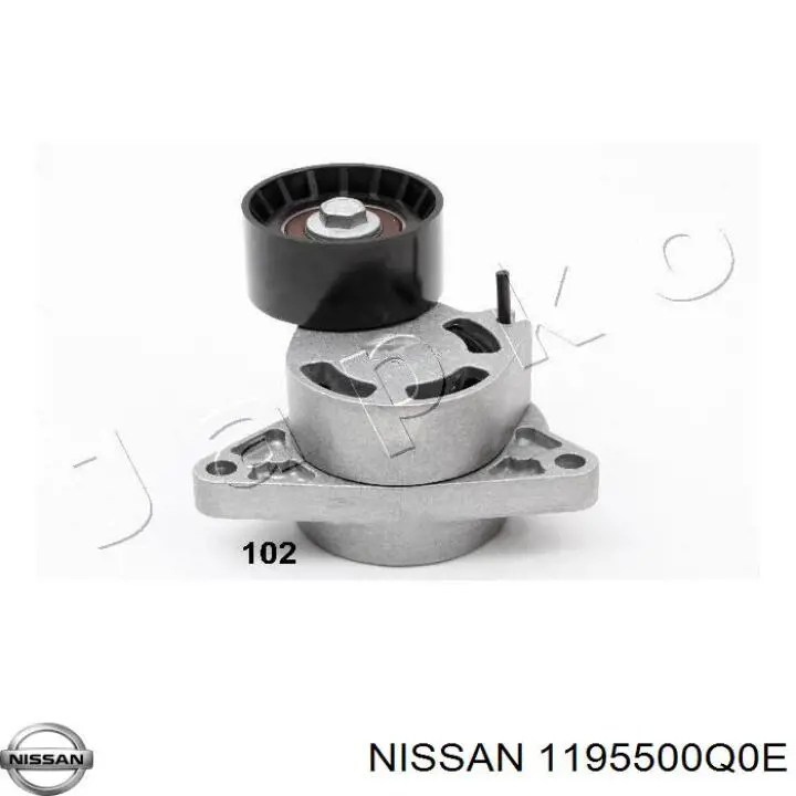 1195500Q0E Nissan натяжитель приводного ремня