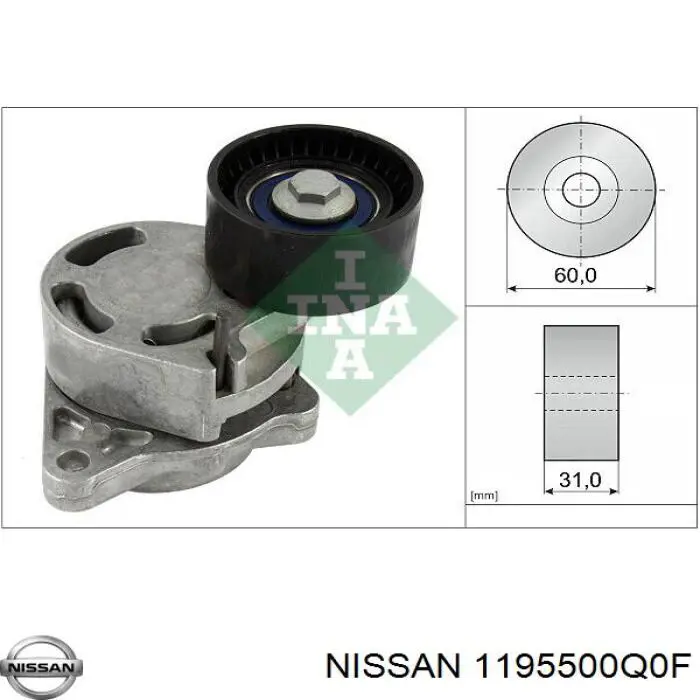 1195500Q0F Nissan 