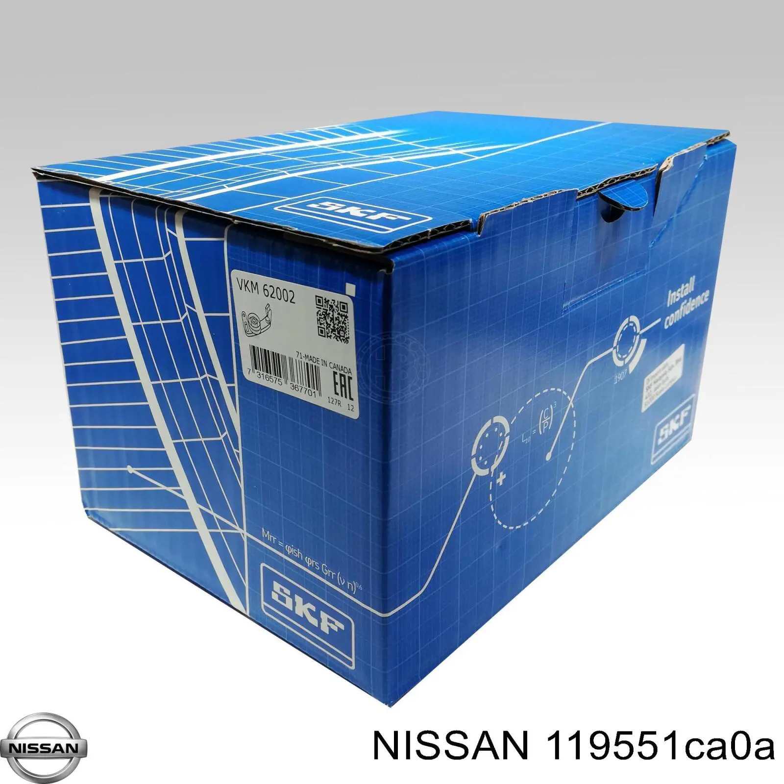 Ролик натяжителя приводного ремня Nissan 119551CA0A