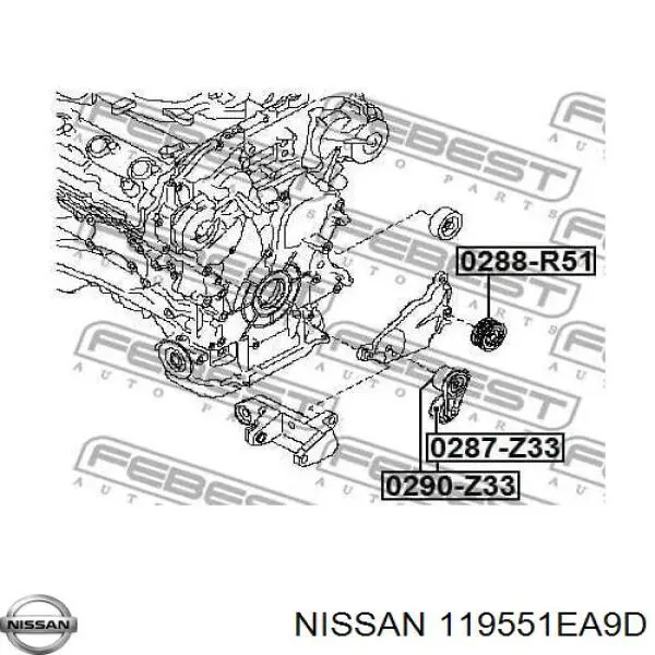 Натяжитель приводного ремня 119551EA9D Nissan/Infiniti
