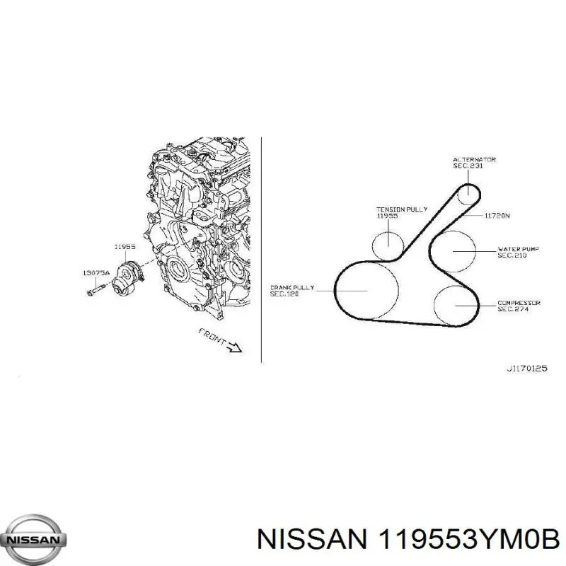 119553YM0B Nissan/Infiniti 