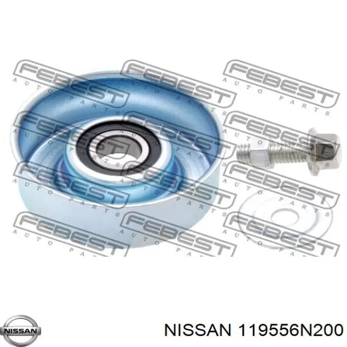 Роликовий модуль натяжителя ремня Nissan/Infiniti 119556N200 цена, от 19.05 USD