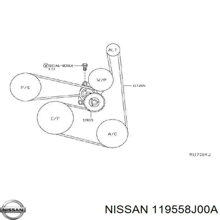 119558J00A Nissan/Infiniti