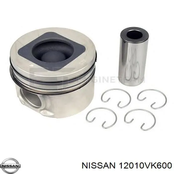 Комплект поршней Nissan/Infiniti 12010VC101 цена, от 126.83 USD
