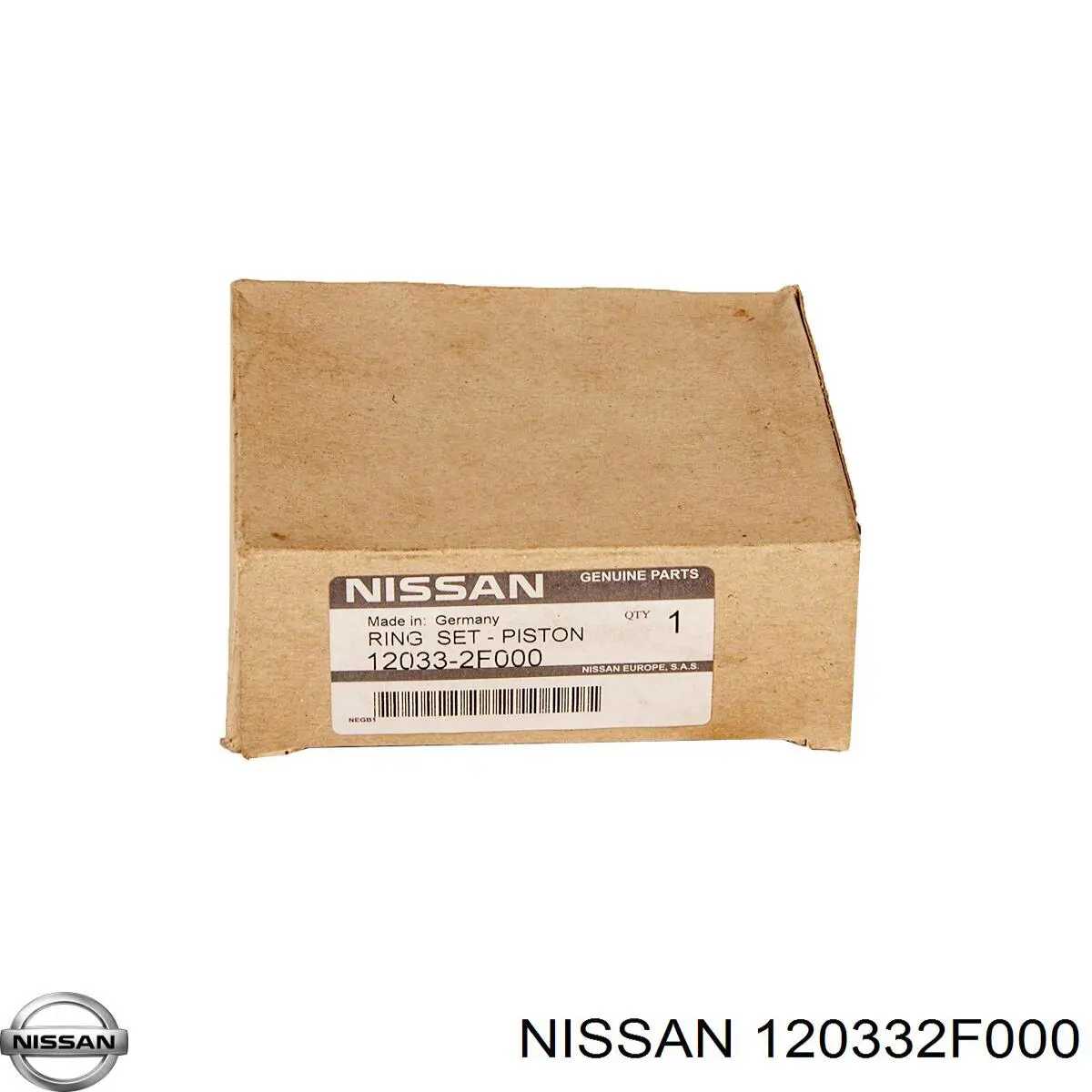Кольца поршневые STD. NISSAN 120332F000