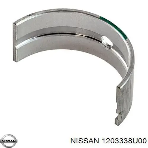 1203338U00 Nissan кольца поршневые комплект на мотор, std.
