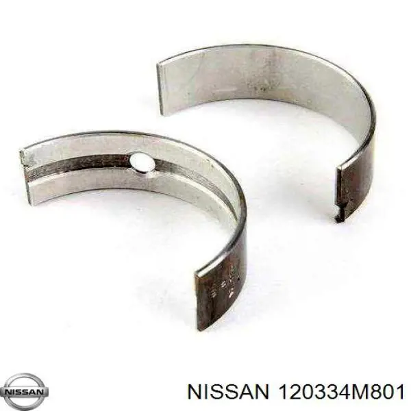 120334M801 Nissan kit de anéis de pistão de motor, std.
