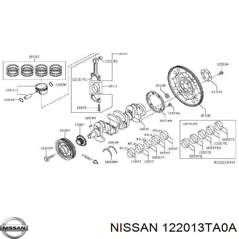 12201JA00A Nissan 