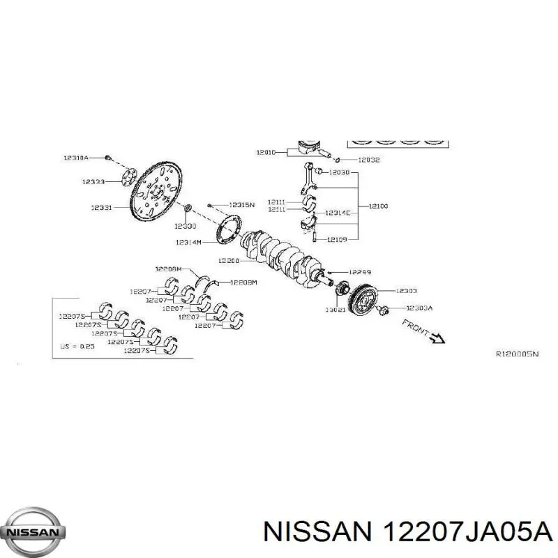 12207JA05A Nissan/Infiniti 