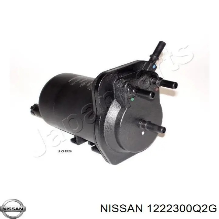 Вкладыши коленвала коренные, комплект, стандарт (STD) 1222300Q2G Nissan