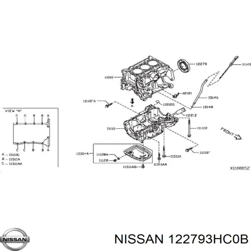 122793HC0B Nissan/Infiniti