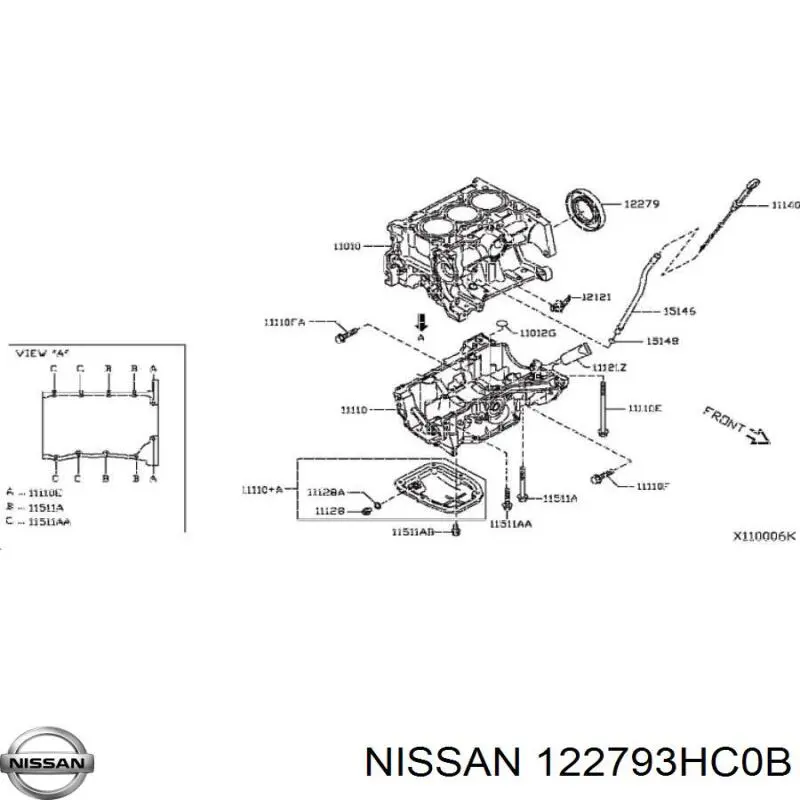  122793HC0B Nissan